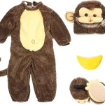 Disfraz De Chango Gorila Mono Simio Chimpance Para Niños Bebes