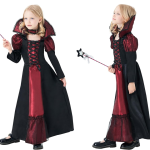 Vestido Vampiro Telaraña Disfraz Niña