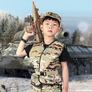 Disfraz Militar niño, camuflado, army, profesiones, soldado, policia