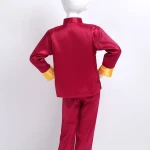 Traje tradicional chino bordado de dragón Kung Fu para niños, cultura china