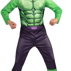 Traje Hulk Vengadores Marvel Para Niño Disfraz