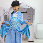 Disfraz de princesa de hielo de Little Adventures Elsa Frozen vestido