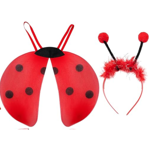 Disfraz de mariquita para niñas, falda de tutú, accesorios, animalitos