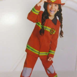 Traje de bombero, disfraz, profesiones, niños, halloween