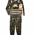 Traje militar niño, soldado, disfraz, enterizo, halloween, camuflaje