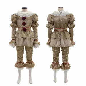 Disfraz de payaso Pennywise, payaso It, disfraz terror halloween niño y adulto