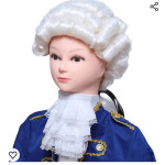 Disfraz Accesorios Juez infantil, colonial, cuentos, revolución, George Washington