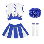 Traje de porrista para niña, disfraz, halloween