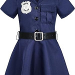 Traje de policia, vestido niños, profesiones, disfraz, halloween