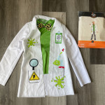 Disfraz de científico para nilños, profesiones, halloween