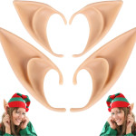 Orejas de Elfo para Halloween Cosplay, hada, bosque mágico, disfraz, cuento, fantasía