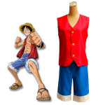 Cosplay de Luffy pre timeskip, One piece, anime, halloween