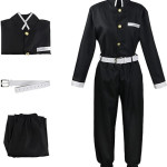 Uniforme de cazador de demonios, Demons Slayer, Kimetsu no yaiba, cosplay, anime, disfraz, halloween