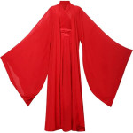 Disfraz chino tradicional para mujer, vestido de Hanfu fluido, arte marcial, baile chino, ropa de actuación Kimono