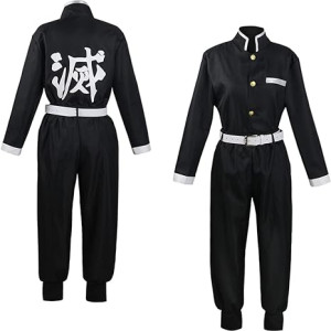 Uniforme de cazador de demonios, Demons Slayer, Kimetsu no yaiba, cosplay, anime, disfraz, halloween
