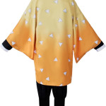 Disfraz de cosplay de anime Zenitsu y Giyuu, traje estilo kimono