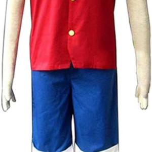 Cosplay de Luffy pre timeskip, One piece, anime, halloween