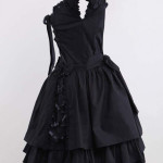 Disfraz, cosplay Lolita, talla grande, bruja gotica