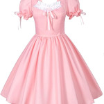 Disfraz de sirvienta francesa de anime, disfraz de Lolita, maid