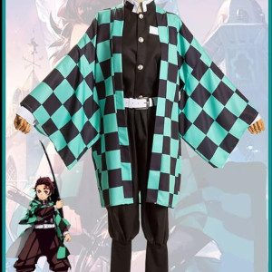 Cosplay Disfraz DEMON SLAYER - TRAJE TANJIRO Kamado