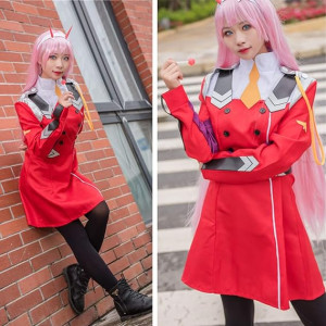 Cosplay Disfraz Zero Two anime