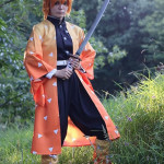 Disfraz de cosplay de anime Zenitsu y Giyuu, traje estilo kimono
