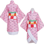 Traje De Cosplay De Nezuko Anime Japonés Para Niñas, Conjunto De Uniforme De Kimono Para Niños