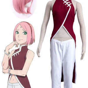Cosplay Disfraz de anime Boruto Haruno Sakura