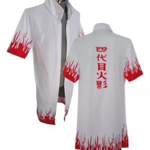 Capa de cuarto Hokage, Minato, Naruto, Cosplay, disfraz, adulto