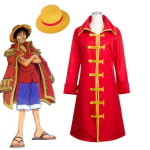 Gabardina de Luffy de Film Z, cosplay, haori, anime, halloween