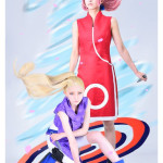 Cosplay Shippuden Haruno Sakura Disfraz Naruto, Boruto