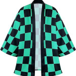 Haori de Tanjiro Kamado, Demons Slayer, Kimetsu no yaiba, anime, cosplay, disfraz