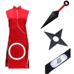 Cosplay Shippuden Haruno Sakura Disfraz Naruto, Boruto
