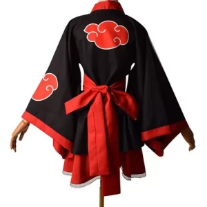 Cosplay Anime Kimono Yucata Itachi disfraz, Naruto, Akatsuki