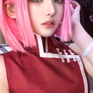 Cosplay Shippuden Haruno Sakura Disfraz Naruto, Boruto