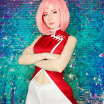 Cosplay Disfraz de anime Boruto Haruno Sakura