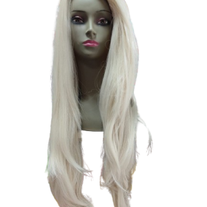 Peluca rubia larga, disfraz, halloween, cosplay