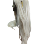 Peluca rubia larga, disfraz, halloween, cosplay