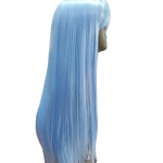 Peluca celeste larga, disfraz, cosplay, halloween
