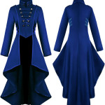 Chaqueta steampunk para mujer, renacentista, vampiro, gótico, Halloween, disfraz