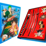 Set de dijes y Katanas de One Piece, Zoro, Luffy