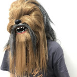 Chewbacca Star Wars para cosplay de cabeza completa de látex para disfraz de Halloween