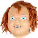 Máscara de Chucky, máscara de malvado de Chucky, máscara de payaso aterrador de Halloween, máscara de muñeca Chucky fantasma aterrador para disfraz de Chucky Cosplay