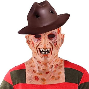 Mascara de Freddy Krueger, halloween, disfraz, niño