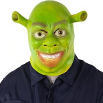 Mascara de Shrek, disfraz, halloween