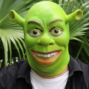 Mascara de Shrek, disfraz, halloween