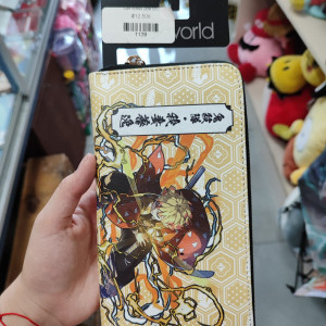 Cartera de Zenitsu, Kimetsu, Demons slayer, anime, billetera