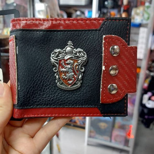 Billetera Harry Potter, cartera, slytherin, hufflepuff, gryffindor y ravenclaw