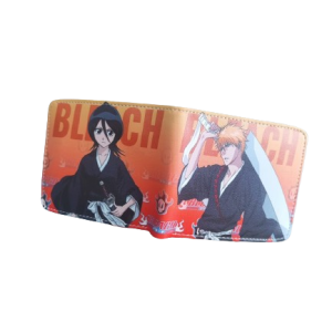 Billetera de Bleach, Ichigo y Rukia, cartera, monedero