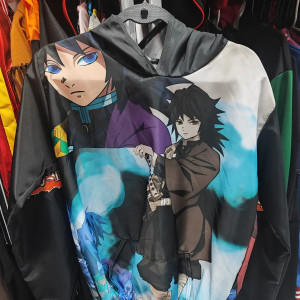 Sueter de Tomioka impermeable, demons slayer, kimetsu no yaiba, sueta, abrigo, sudadera, anime